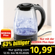 Nur gültig vom 12.10. bis 18.10.2026 und nur mit der NORMA Pluss App 63% billiger: 10,99