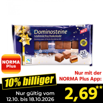 Nur gültig vom 12.10. bis 18.10.2026 und nur mit der NORMA Pluss App 10% billiger: 2,69