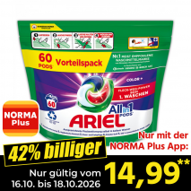 Nur gültig vom 16.10. bis 18.10.2026 und nur mit der NORMA Pluss App 42% billiger: 14,99