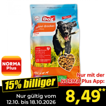 Nur gültig vom 12.10. bis 18.10.2026 und nur mit der NORMA Pluss App 15% billiger: 8,49