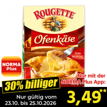 Nur gültig vom 23.10. bis 25.10.2026 und nur mit der NORMA Pluss App 30% billiger: 3,49