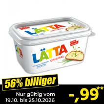 Nur gültig vom 19.10. bis 25.10.2026 und nur mit der NORMA Pluss App 56% billiger: &ndash;,99